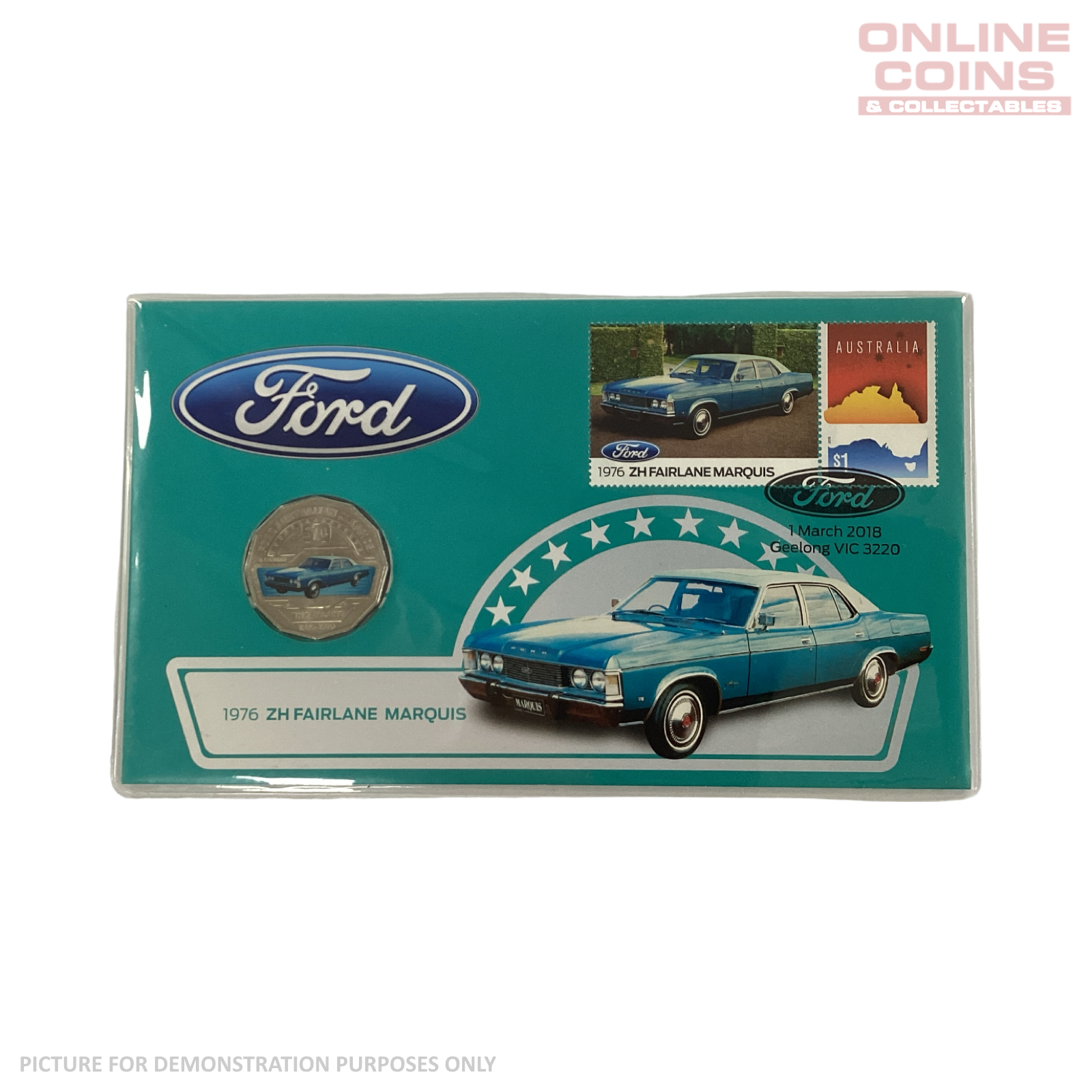 2018 Ford 1976 ZH Fairlane Marquis Coloured 50c PNC